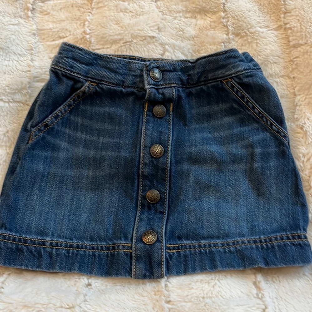 Crazy 8 Denim Skirt 4T - Picture 1 of 6